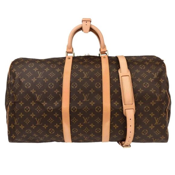 Louis Vuitton Monogram Keepall Bandouliere 55 Duffle Bag - Picture 1 of 10
